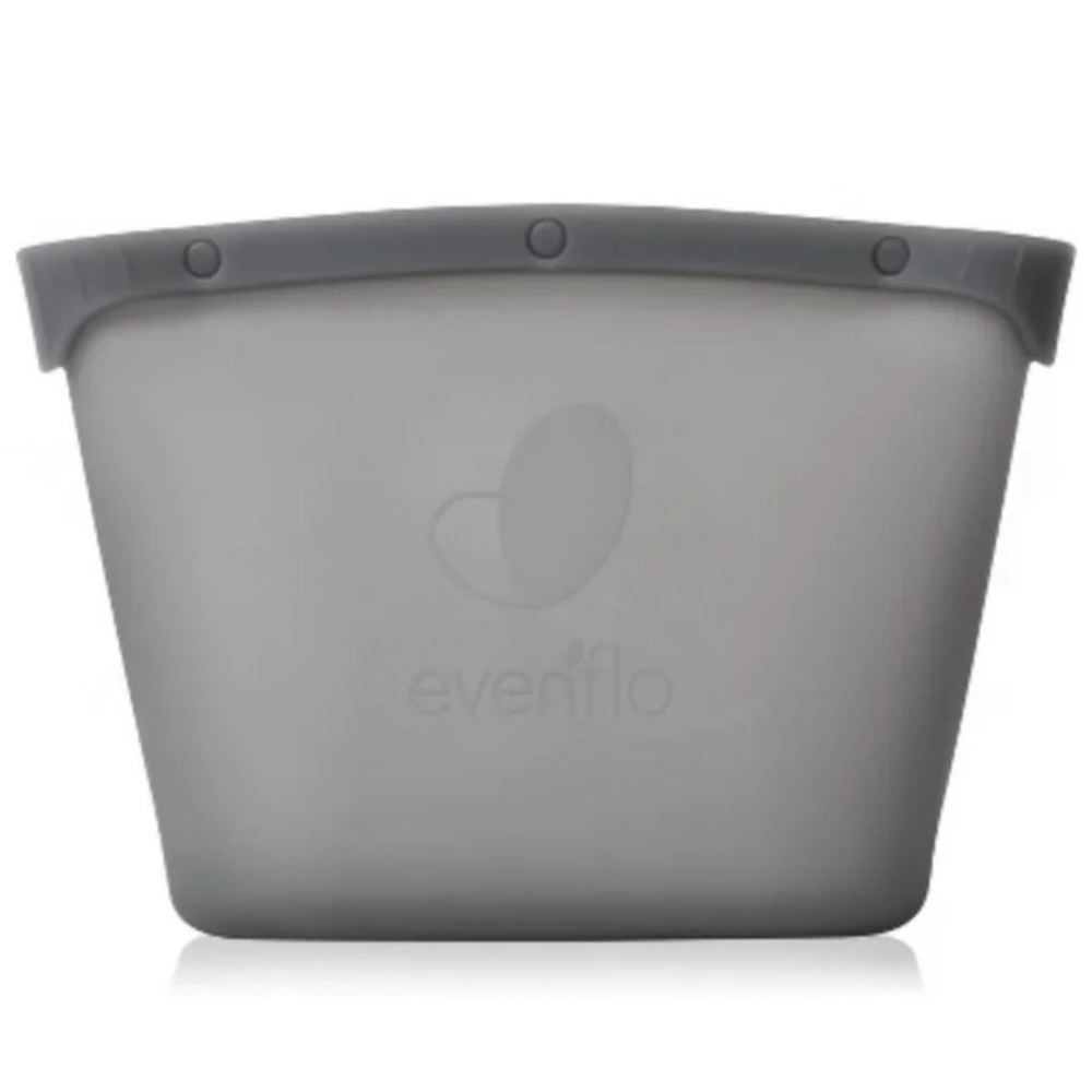 Gray Evenflo Silicone reusable microwave steam sanitizer bag 💜